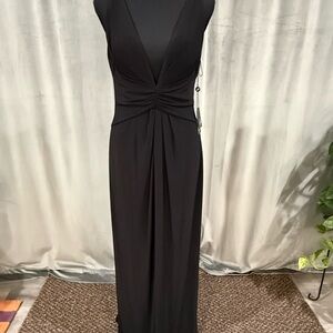 Adrianna Papell Elegant Black Maxi Dress